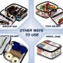 Travel Portable Clear Transparent PVC Waterproof Personal Care Makeup Organizer Cosmetic Bags