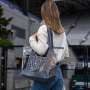Transparent Women Hand bags Waterproof Clear PVC Ladies Tote Bag pvc handbag