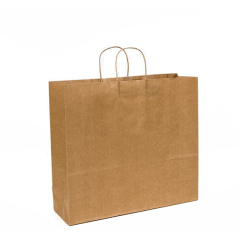 Подгонянная хозяйственная сумка бумаги крафт-бумаги Эко печатания логотипа дружелюбная складная бумажного мешка с изготовленными на заказ логотипами
