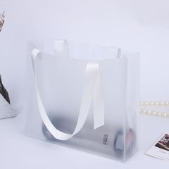 Wasserdichte Strand-klare Tote-Großhandelseinkaufstaschen bereifte transparente PVC-Taschen