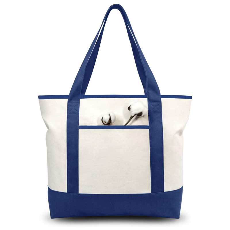 Customized Logo Printed Cotton Shopping Tote Bags
