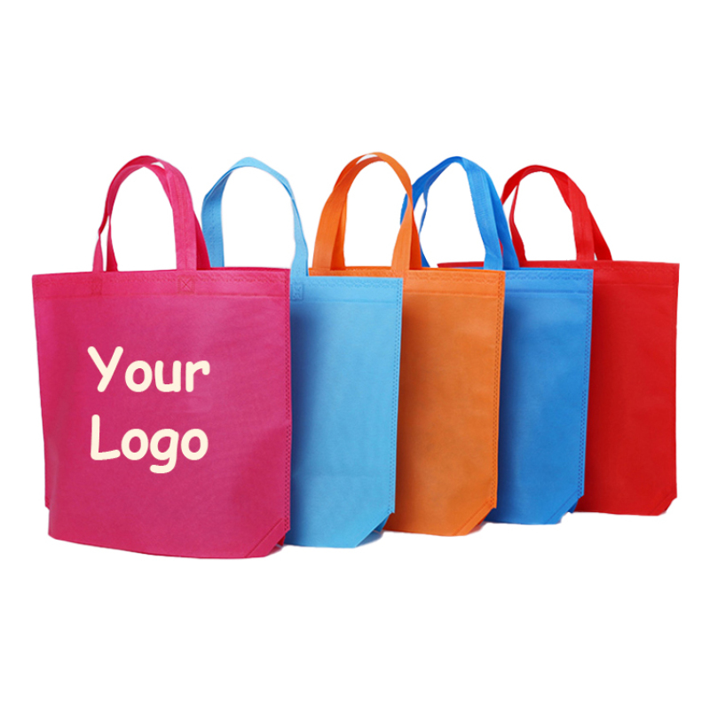 Custom Carry Bag Non Woven Tote Bag Reusable Shopping Bags