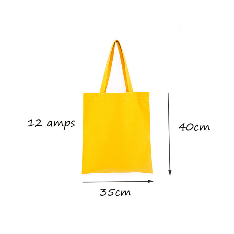 Customized Promotional Wholesale Cheap Reusable Cotton Canvas Shopping Handle Tote Bags