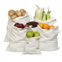Wholesale custom logo printed organic cotton tote bag, reusable eco friendly organic cotton canvas bag