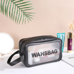 Femmes voyage sac de rangement toilette organiser étanche PVC sac cosmétique Portable Transparent maquillage sac