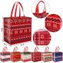 Logo personnalisé promotionnel impression cadeaux de Noël sac à provisions réutilisable non tissé d'épicerie