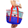 Élégant sac en maille multi-usage sac fourre-tout de plage femmes épaule sac à main fourre-tout sac de plage