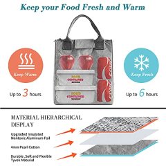 Lightweight strong lunch bag tyvek paper handle custom color brown lunch insulated cooler bag