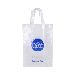 ламинированная прозрачная сумка для покупок из полипропилена