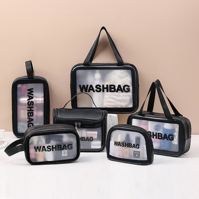 Водостойкая сумка из ПВХ с логотипом на заказ, прозрачная косметика, сумка для макияжа для дам