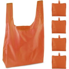 Sac fourre-tout d'épicerie pliable en nylon éco recyclé personnalisé sac à provisions pliant réutilisable en polyester