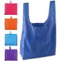 Custom eco recycle nylon foldable grocery tote bag polyester reusable folding shopping bag