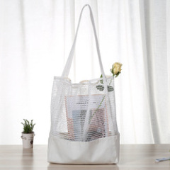 Sacs d'épicerie réutilisables sacs extensibles de filet de maille de coton sacs de marché d'achats