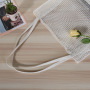Bolsas de supermercado reutilizables Bolsas elásticas de red de malla de algodón Bolsas de mercado de compras