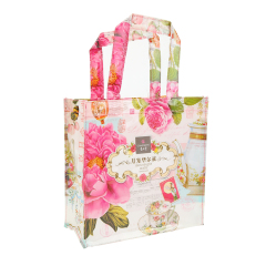 Красивая цветочная печать, красочная моющаяся эко-сумка из ПВХ, подарочная упаковка, сумка из ПВХ