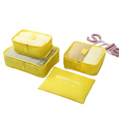 Sacs de voyage Accessoires de voyage 4 Set Compression Mesh Bagages Cubes d'emballage pochette à linge