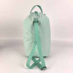 Sac messager à une épaule avec logo personnalisé, étiquette en cuir, sac à bandoulière en nylon polyester 230D