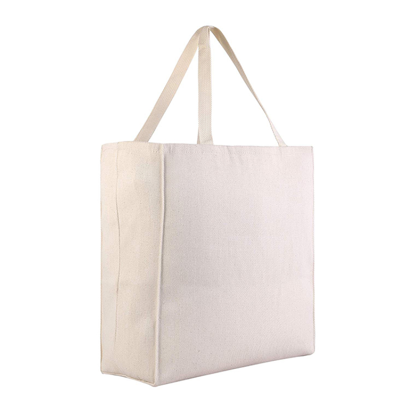 Custom Printed Logo Standard Size Plain Cheap Shopping Cotton Canvas Tote Bags