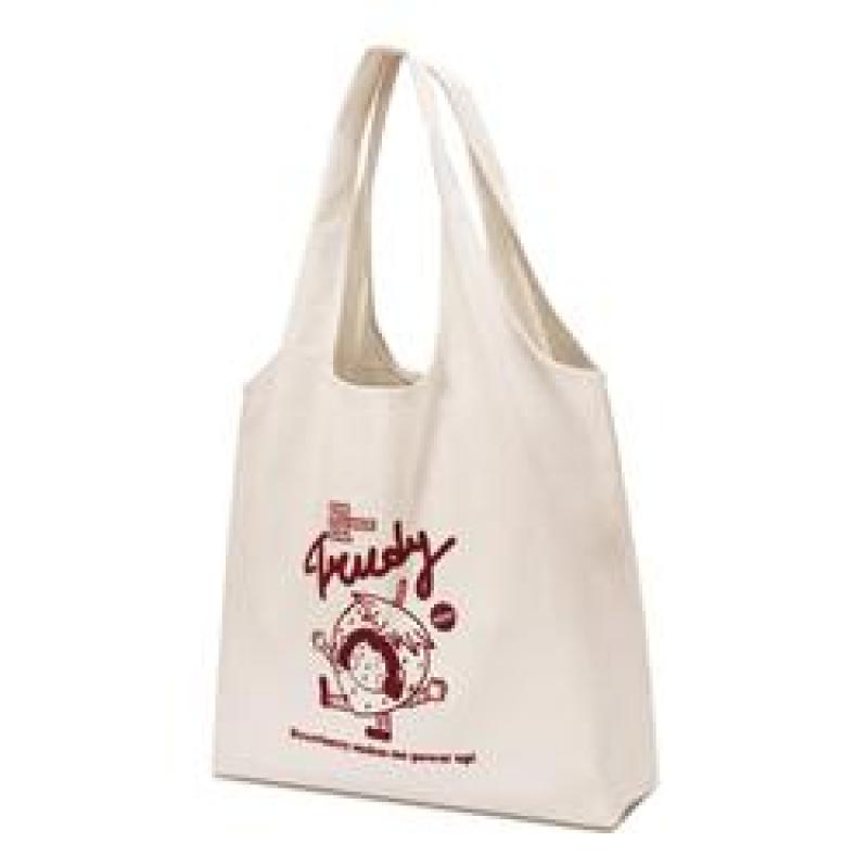 Heavy Duty Expandable Folding Tote Bag Reusable cotton Foldable Grocery Shopping Bag