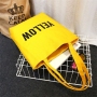 Eco Friendly Custom 100% Organic Cotton Linen Shopping Tote Bag with printed logo
