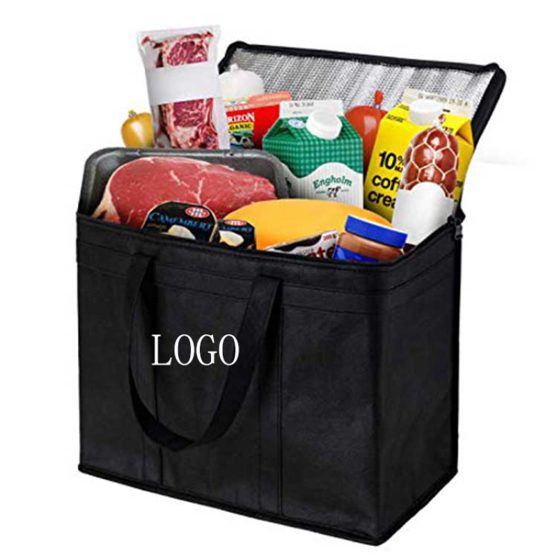 Hot Sell Foldable Solar Energy Cooler Bags Aluminium Delivery Bag