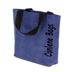 Venta caliente de bolsas de papel kraft azul recicladas de calidad superior para venta al por mayor