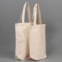 White Canvas Shopping Bags Eco Reusable Foldable  Large Cotton Tote Bag Women Shopping Bags