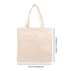 Weiße Canvas-Einkaufstaschen Eco wiederverwendbare faltbare große Baumwoll-Einkaufstasche Damen-Einkaufstaschen