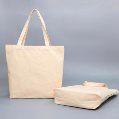 Weiße Canvas-Einkaufstaschen Eco wiederverwendbare faltbare große Baumwoll-Einkaufstasche Damen-Einkaufstaschen