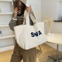 High quality Custom Wholesale Tote Bag Cotton Tote Bag Reusable Shopping Bag White