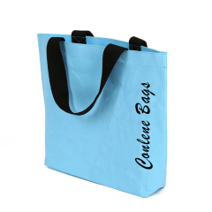 Bolsa de papel kraft azul cielo de estilo coreano de moda de diseño simple de nuevos productos