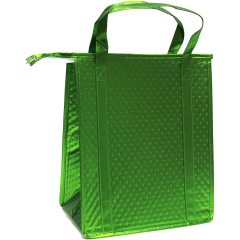 Нетканая сумка для продуктовых магазинов, изолированная термосумка для доставки еды, сумка-холодильник на молнии