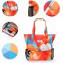 Großhandel Frauen Sommer 2022 Canvas Tote Bag Damen drucken Canvas Tote Strandtasche