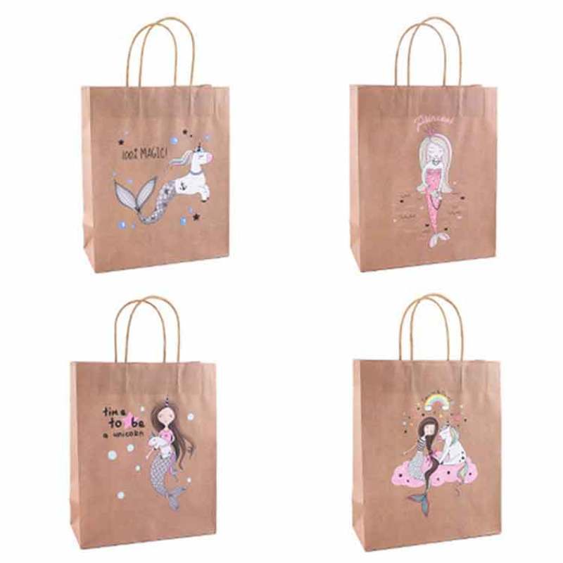 High Quality Factory Price Wholesale Customized Logo Printed Shopping Paper Bag with Handles