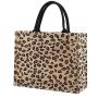 Wholesale  Shopper Bag Custom Printed Large Natural Eco Friendly Burlap Jute Shopping Tote  Bag With Logos