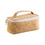 Eco Friendly Organic Cotton Canvas Zipper Packaging Pouch Natural Recycled Linen Cork Makeup Cosmetic Bag