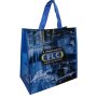 Metallic Promotional Custom Logo Tote Bags PE PP Shopping Bag
