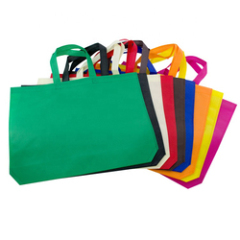 Cadeaux promotionnels économiques sacs en tissu non tissé écologiques réutilisables sac de transport pliable sac fourre-tout non tissé