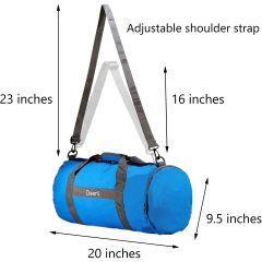 Kundenspezifisches Logo Große Kapazität Sport Gym Reisetasche Wasserdichte Aufbewahrungstasche für Kleidung im Freien