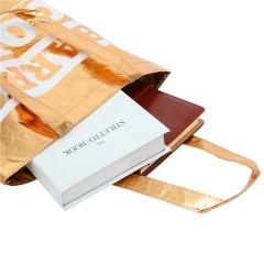 Индивидуальная ламинированная сумка для покупок хорошего качества OEM качества большой космической моды