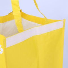 Sacs de stockage de sacs tissés en PP de couleur différente carrés personnalisés