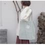 Women 2022 Corduroy Shoulder Bag Reusable Shopping Bags Casual Tote Female Handbag Dropshipping