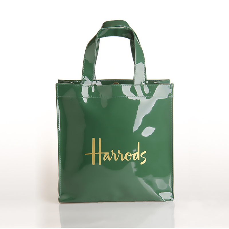 Luxury Custom PVC Tote Shopping Bag With Lining