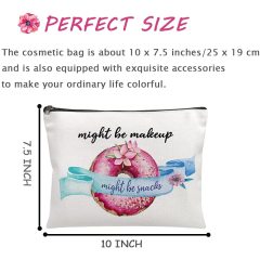 Kundenspezifische kleine leere Reißverschluss-Baumwollsegeltuch-Großhandelskosmetik bilden Tasche mit Logo