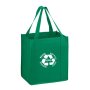 Bolsa de tela no tejida personalizada, bolsa de compras reutilizable plegable spunbond