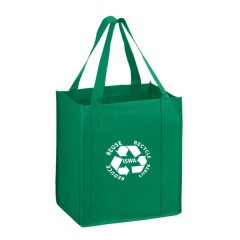 Bolsa de tela no tejida personalizada, bolsa de compras reutilizable plegable spunbond