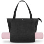 Yoga Mat Bag with Pockets Fits All Size Mats Multi-Functional Storage Pockets Durable Canvas Large Yoga Mat Tote Sling Carrier