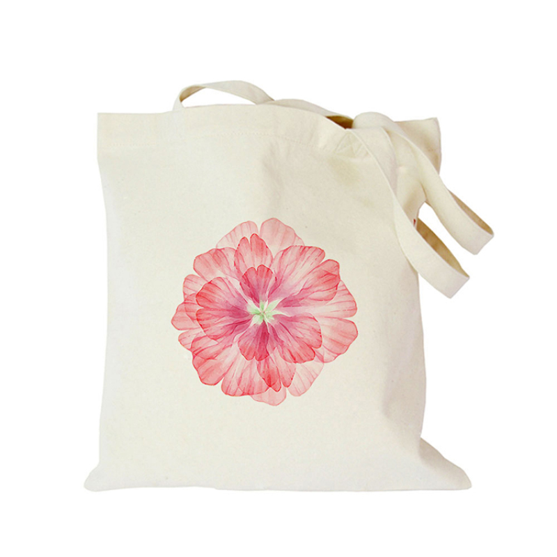 Reusable Cheap Eco Friendly Summer Pineapple Digital Printing Reusable Cotton Canvas Shopping Tote Bag