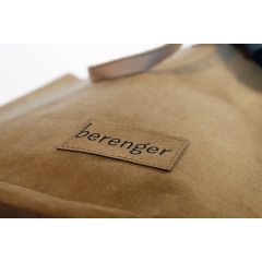 Горячая продажа идеальной дорожной сумки большой емкости Прочный коричневый моющийся бумажный пакет