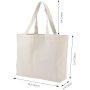 Wholesale Fashion Eco-friendly Custom Reusable Print Recycle Grocery Cotton Canvas Fabric Shopping Tote Bag